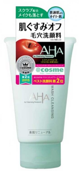 BCL Aha Wash Cleansing Пена-скраб очищающая для лица (с фруктовыми кислотами), 120 г