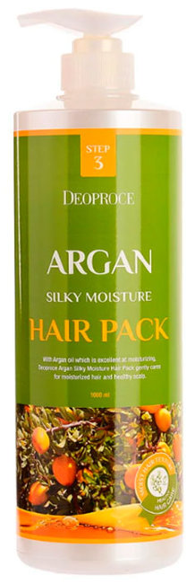 Deoproce Argan Silky Moisture Hair Pack Маска для волос с аргановым маслом, 1 л