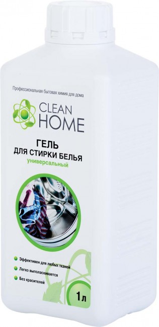 Clean Home Гель для стирки белья универсальный, 1 л Clean Home Гель для стирки белья универсальный, 1 л