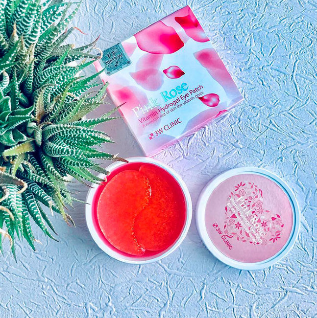 3W Clinic Pink Rose Vitamin Hydrogel Eye Patch Витаминные гидрогелевые патчи для глаз, 60 шт 3W Clinic Pink Rose Vitamin Hydrogel Eye Patch Витаминные гидрогелевые патчи для глаз, 60 шт