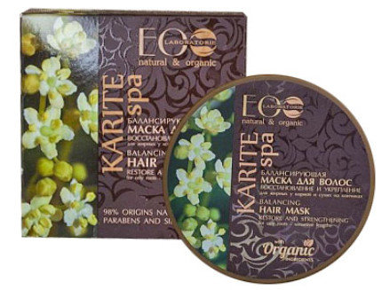 Ecolab Spa Karite Маска для волос балансирующая "Восстановление и Укрепление", 200 мл. Ecolab Spa Karite Маска для волос балансирующая "Восстановление и Укрепление", 200 мл.