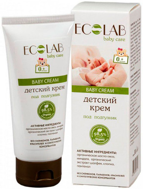 Ecolab Крем Под подгузник 0+, 100 мл Ecolab Крем Под подгузник 0+, 100 мл