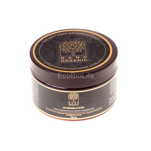 Nano Organic Ковошинг для мытья волос склонных к выпадению, 300 мл