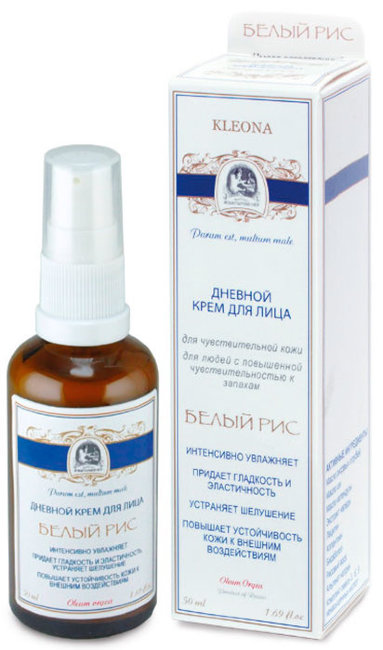 Kleona Дневной крем для лица Белый рис, 50 мл
