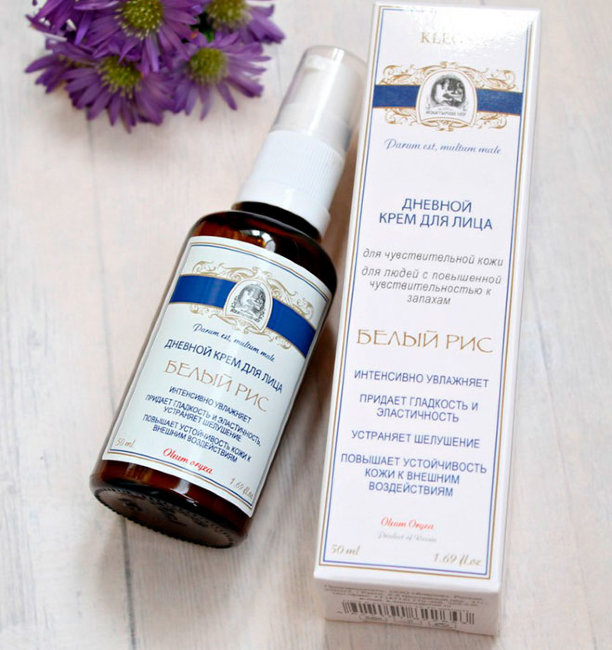 Kleona Дневной крем для лица Белый рис, 50 мл