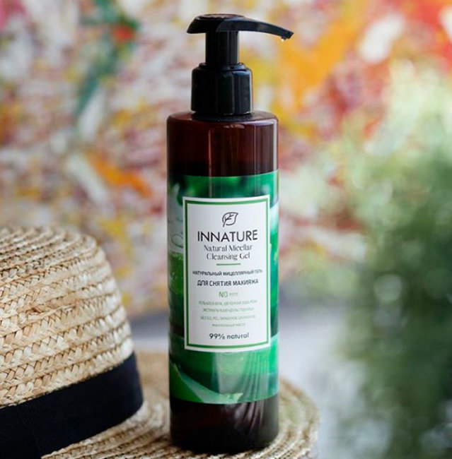 Innature Мицеллярный гель для снятия макияжа, 250 мл Innature Мицеллярный гель для снятия макияжа, 250 мл