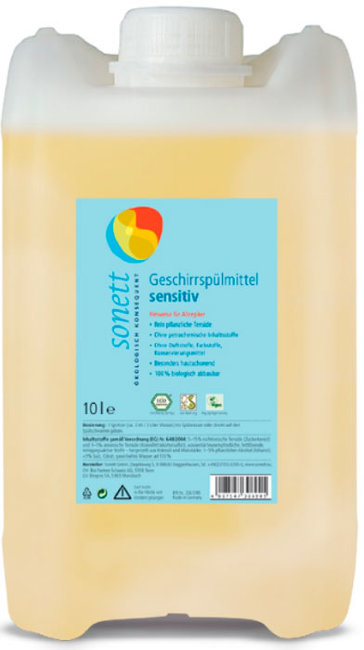 Sonett Sensitive Средство для мытья посуды, 10 л