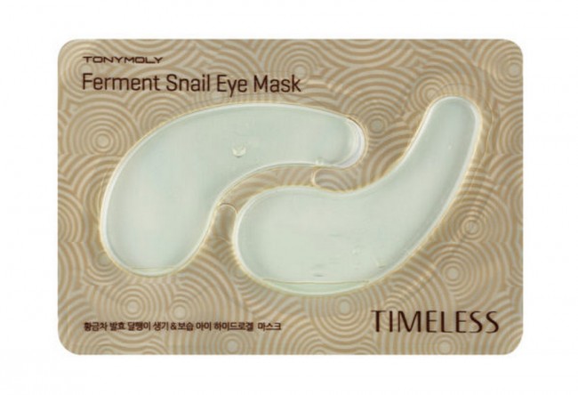 TONY MOLY Timeless Ferment Snail Eye Mask Гидрогелевые патчи с муцином улитки для кожи глаз, 10 г