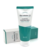 Jigott Маска для лица ночная успокаивающая с витамином B5 Vita Solution 12 Calming Sleeping Pack, 180 мл