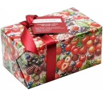 Кафе Красоты Подарочный набор "Ягодный лед", соль для ванны 200 г + глицериновое мыло 100 г + бурлящий шар 110 г + крем для рук 75 мл