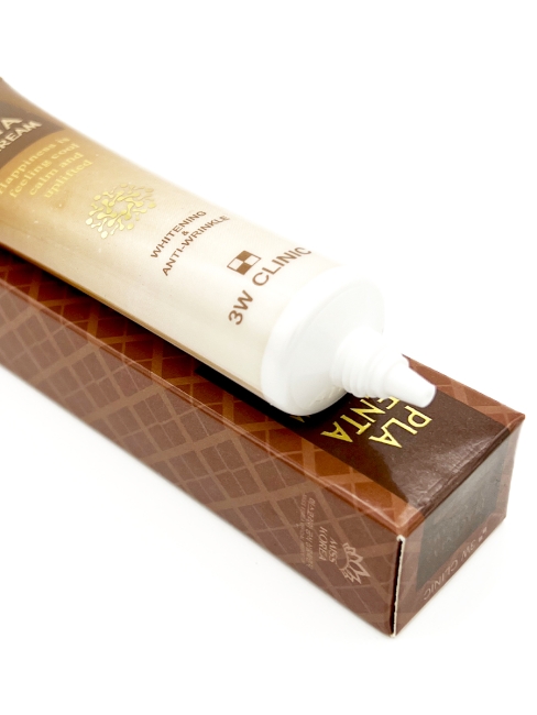 3W Clinic Крем для век осветляющий с плацентой Placenta Eye Cream, 40 мл