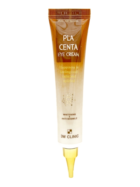 3W Clinic Крем для век осветляющий с плацентой Placenta Eye Cream, 40 мл