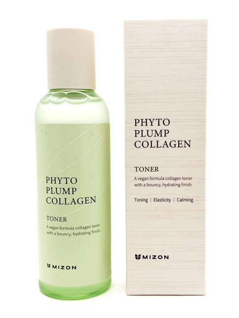 Mizon Увлажняющий тонер для лица Веган формула с фитоколлагеном Phyto Plump Collagen Toner, 150 мл Mizon Увлажняющий тонер для лица Веган формула с фитоколлагеном Phyto Plump Collagen Toner, 150 мл