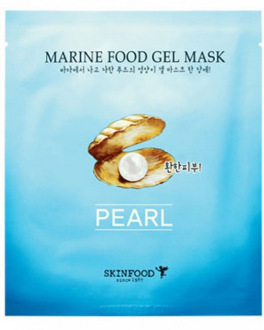 SKINFOOD Marine Food Gel Mask Pearl Гидрогелевая маска с экстрактом жемчуга, 25 г