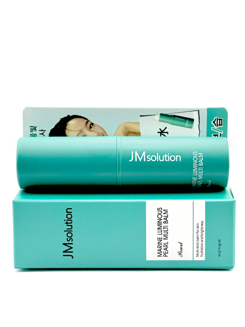 JMsolution Мультифункциональный бальзам - стик с жемчугом Balm Marine Luminous Pearl Multi, 10 г JMsolution Мультифункциональный бальзам - стик с жемчугом Balm Marine Luminous Pearl Multi, 10 г