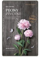 THE FACE SHOP Real Nature Peony Face Mask Тканевая маска для лица с экстрактом пиона, 20 г