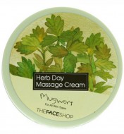THE FACE SHOP Herb Day Massage Cream Mugwort Массажный крем для лица c полынью, 150 мл