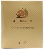 Petitfee Gold & Snail Hydrogel Mask Pack Гидрогелевая маска для лица с золотом и улиточным муцином, 30 г Petitfee Gold & Snail Hydrogel Mask Pack Гидрогелевая маска для лица с золотом и улиточным муцином, 30 г