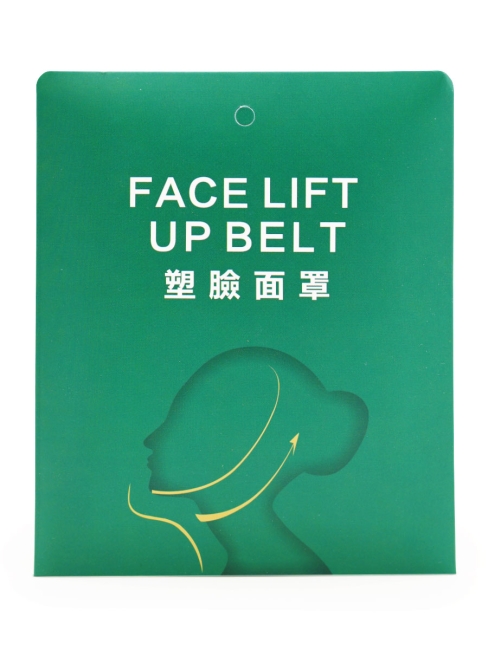 Маска - бандаж для коррекции овала лица и подбородка розовая, 1 шт