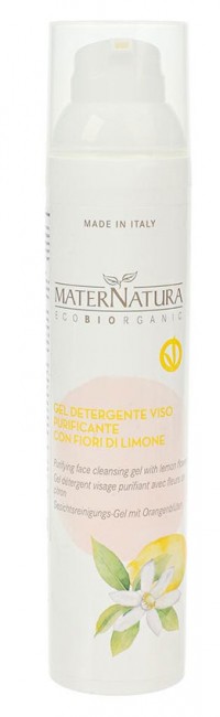 Mater Natura Очищающий гель для умывания с Цветками лимона, 100 мл Mater Natura Очищающий гель для умывания с Цветками лимона, 100 мл