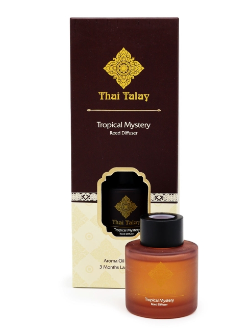 Thai Talay Аромадиффузор с палочками Тайна тропиков Aroma Oil Essense Reed Diffuser Tropical Mistery, 50 мл Thai Talay Аромадиффузор с палочками Тайна тропиков Aroma Oil Essense Reed Diffuser Tropical Mistery, 50 мл