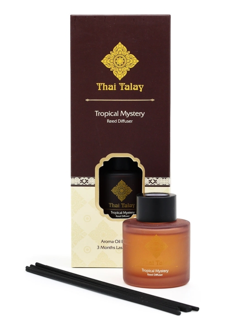 Thai Talay Аромадиффузор с палочками Тайна тропиков Aroma Oil Essense Reed Diffuser Tropical Mistery, 50 мл Thai Talay Аромадиффузор с палочками Тайна тропиков Aroma Oil Essense Reed Diffuser Tropical Mistery, 50 мл