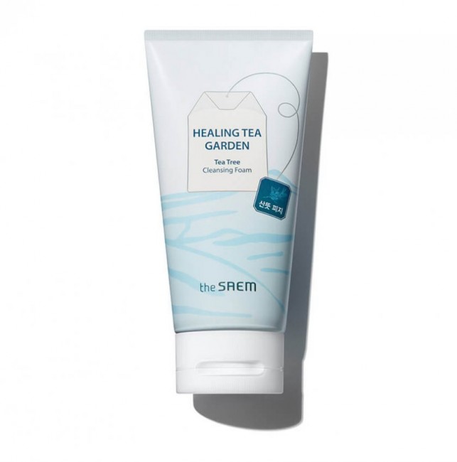 The Saem Пенка увлажняющая очищающая с экстрактом чайного дерева Healing Tea Garden Tea Tree Cleansing Foam, 150 мл The Saem Пенка увлажняющая очищающая с экстрактом чайного дерева Healing Tea Garden Tea Tree Cleansing Foam, 150 мл