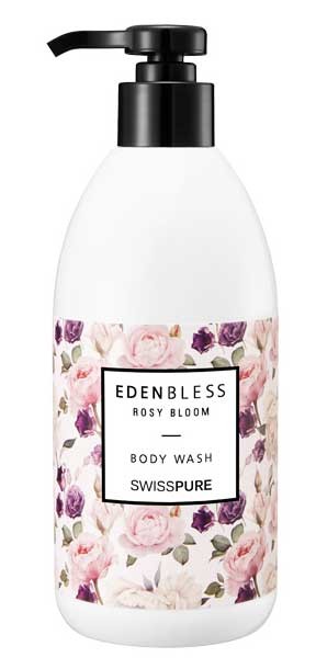 SWISSPURE Eden Bless Body Wash (Rosy Bloom) Гель для душа ( Розовый сад), 290 мл