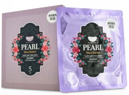 Koelf Pearl & Shea Butter Mask Гидрогелевая маска для лица с маслом ши и жемчужной пудрой, 30 г
