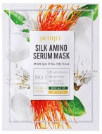 Petitfee Silk Amino Serum Mask Тканевая маска с аминокислотами шелка, 25 г