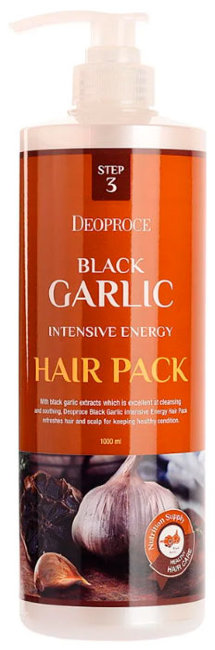 Deoproce Black Garlic Intensive Energy Hair Pack Маска для волос с экстрактом чёрного чеснока, 1000 мл