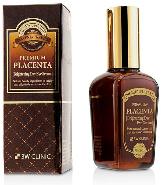 3W Clinic Осветляющая сыворотка для глаз с плацентой Premium Placenta Brightening Day Eye Serum, 50 мл 3W Clinic Осветляющая сыворотка для глаз с плацентой Premium Placenta Brightening Day Eye Serum, 50 мл