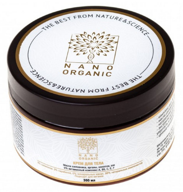 Nano Organic Крем питательный для тела, 300 мл