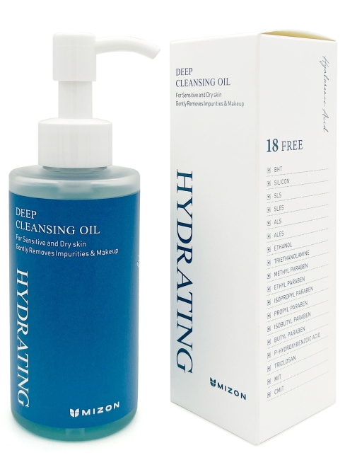 Mizon Гидрофильное масло с гиалуроновой кислотой Hydrating Deep Cleansing Oil, 150 мл Mizon Гидрофильное масло с гиалуроновой кислотой Hydrating Deep Cleansing Oil, 150 мл