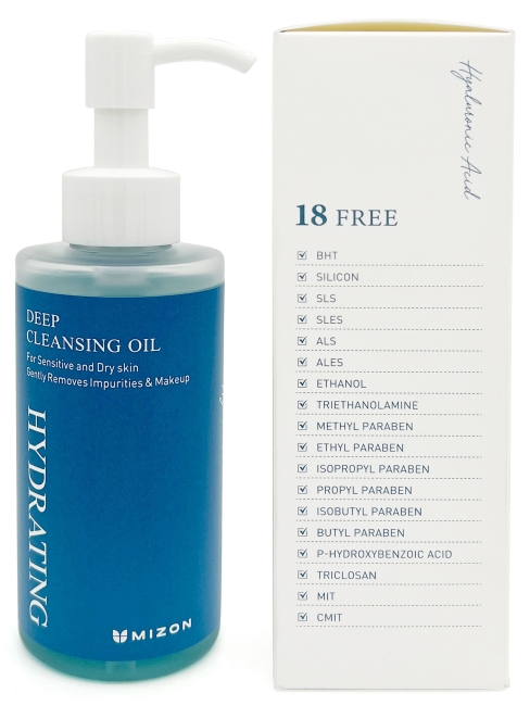 Mizon Гидрофильное масло с гиалуроновой кислотой Hydrating Deep Cleansing Oil, 150 мл Mizon Гидрофильное масло с гиалуроновой кислотой Hydrating Deep Cleansing Oil, 150 мл