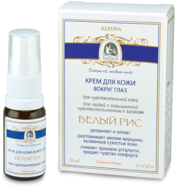 Kleona Крем для кожи вокруг глаз Белый рис, 10 мл