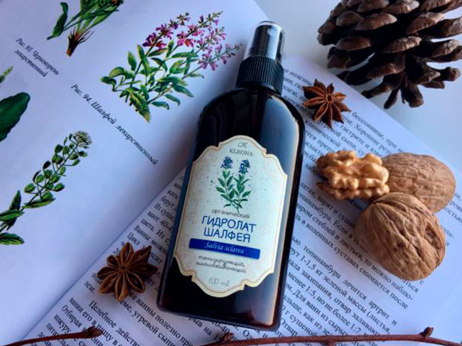 Kleona Гидролат Шалфей мускатный, 100 мл Kleona Гидролат Шалфей мускатный, 100 мл