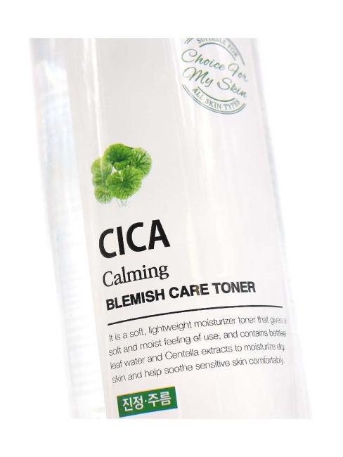 Meloso Тоник для проблемной кожи лица успокаивающий с центеллой Cica Calming Blemish Care Toner, 300 мл Meloso Тоник для проблемной кожи лица успокаивающий с центеллой Cica Calming Blemish Care Toner, 300 мл