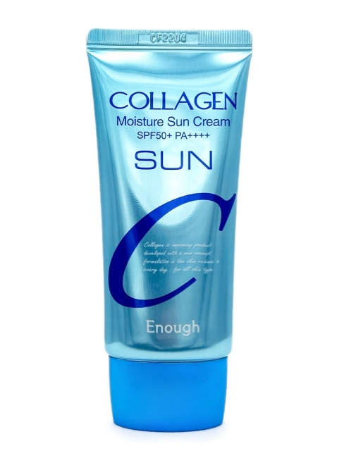 Enough Крем для лица солнцезащитный с коллагеном Collagen Moisture Sun Cream SPF50+ PA+++, 50 г