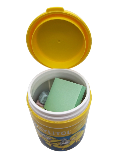 LOTTE Жевательная резинка с ксилитолом и вкусом 3 напитков Xylitol Gum Drink Assort Bottle, 122 г