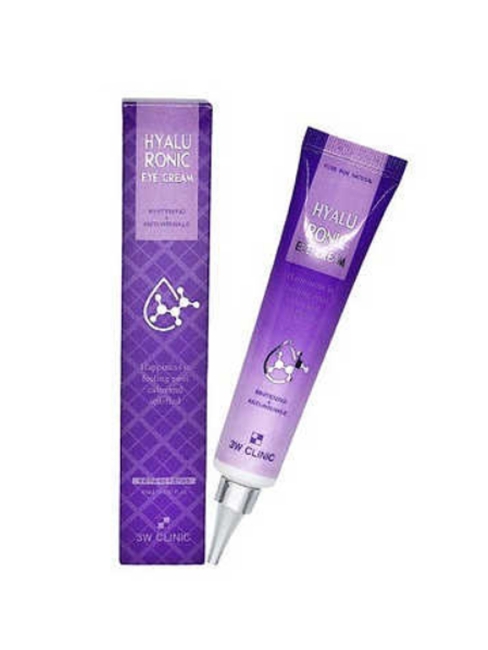 3W Clinic Крем для век осветляющий с гиалуроновой кислотой Hyaluronic Eye Cream, 40 мл