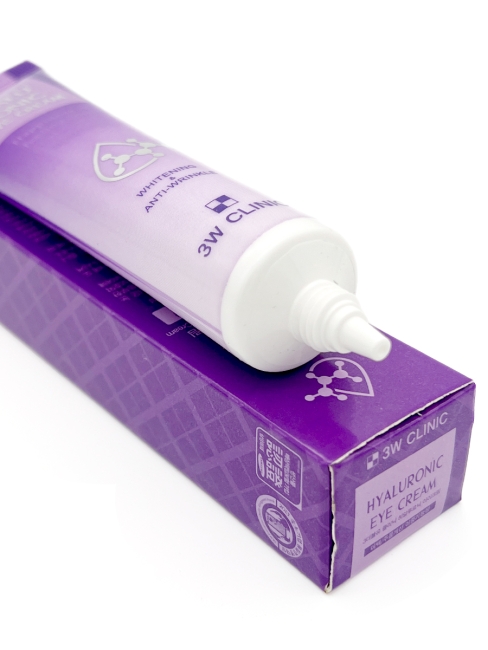 3W Clinic Крем для век осветляющий с гиалуроновой кислотой Hyaluronic Eye Cream, 40 мл