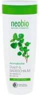 Neobio Натуральная пена для душа и ванны с био-мелиссой и лимоном, 250 мл