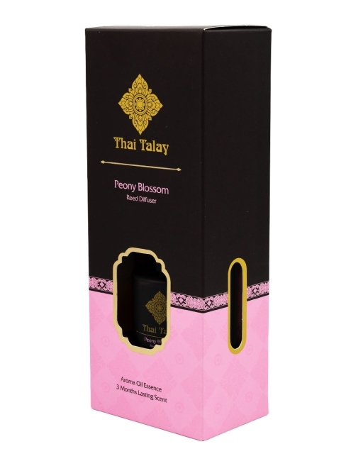 Thai Talay Аромадиффузор с палочками Цветущий пион Aroma Oil Essense Reed Diffuser Peony Blossom, 50 мл Thai Talay Аромадиффузор с палочками Цветущий пион Aroma Oil Essense Reed Diffuser Peony Blossom, 50 мл