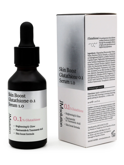 JMsolution Сыворотка для лица с глутатионом Skin Boost Glutathione 0.1 Serum, 30 мл
