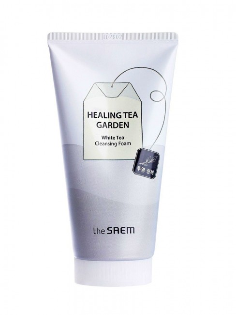 The Saem Пенка для умывания с экстрактом белого чая Healing Tea Garden White Tea Cleansing Foam, 150 мл The Saem Пенка для умывания с экстрактом белого чая Healing Tea Garden White Tea Cleansing Foam, 150 мл