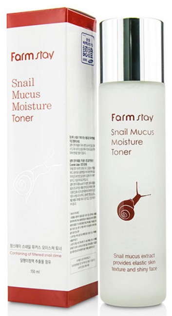 FarmStay Snail Mucus Moisture Toner Увлажняющий тоник с экстрактом улитки, 150 мл