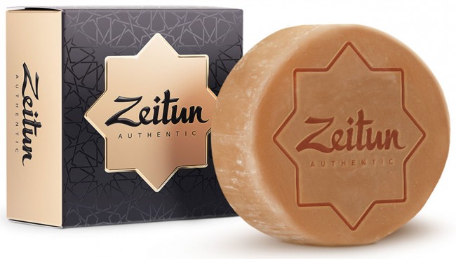 Zeitun Алеппское мыло премиум "Шелковая кожа" замедляющее рост волос, 125 г