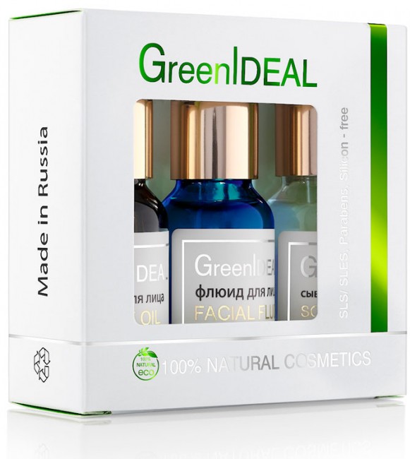 GreenIdeal Набор для ухода за кожей лица. С лифтинг-эффектом для зрелой кожи 35+
