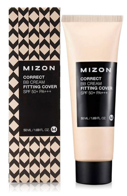 MIZON Correct BB Cream Fitting Cover SPF 50+ PA+++ Корректирующий ББ крем с антивозрастным и увлажняющим эффектом, 50 мл MIZON Correct BB Cream Fitting Cover SPF 50+ PA+++ Корректирующий ББ крем с антивозрастным и увлажняющим эффектом, 50 мл